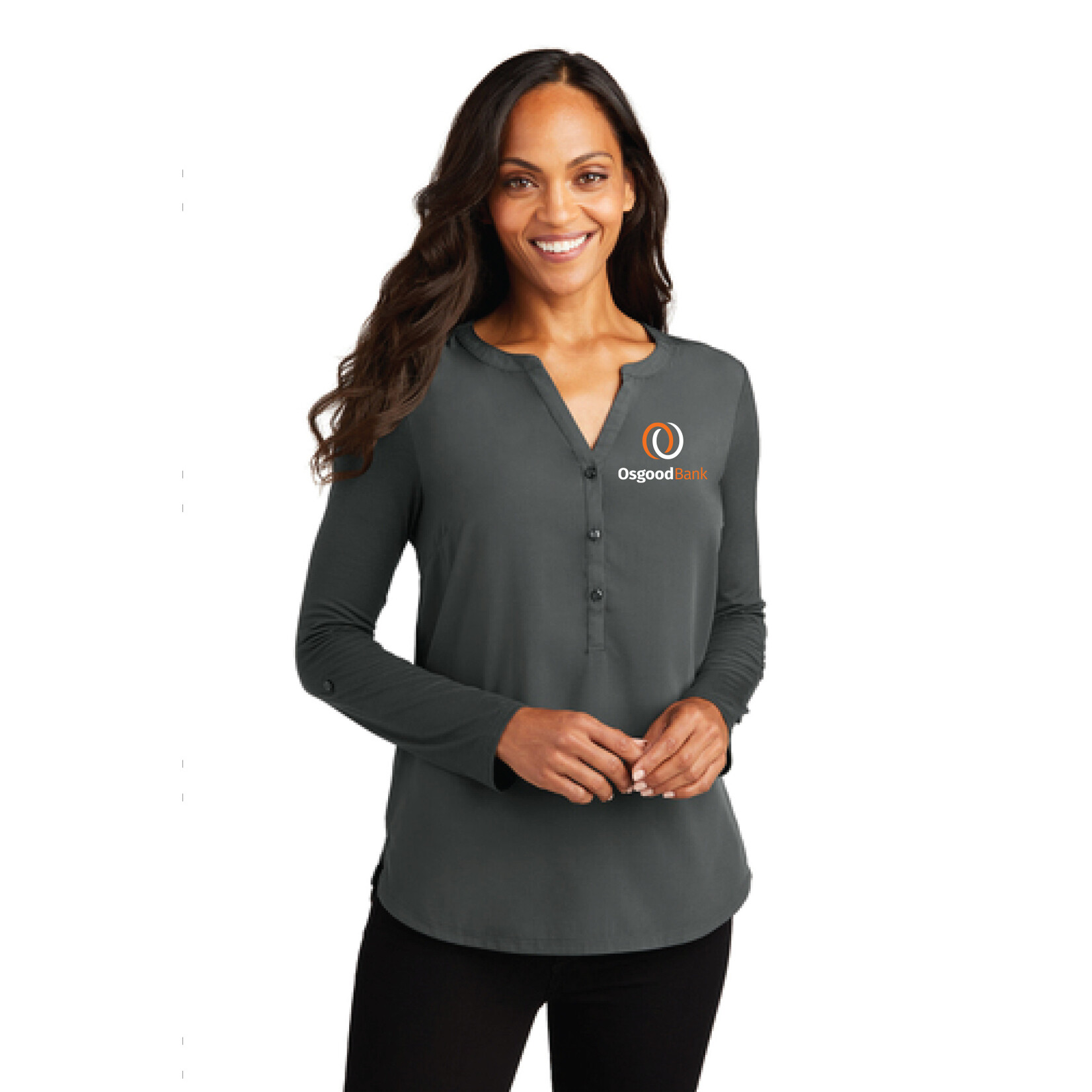 OB -Port Authority® Ladies Concept Henley Tunic LK5432