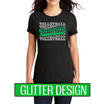 GREENVILLE VOLLEYBALL - LADIES Triblend Short Sleeve DM130L