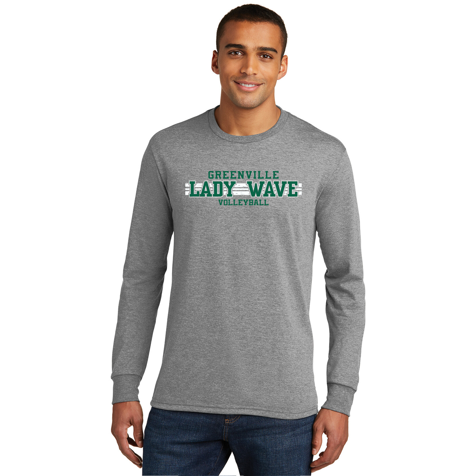 GREENVILLE VOLLEYBALL - Long Sleeve Triblend DM132