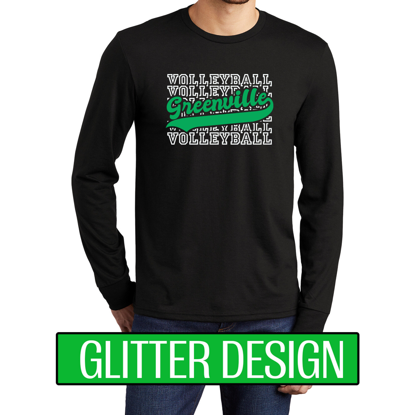GREENVILLE VOLLEYBALL - Long Sleeve Triblend DM132