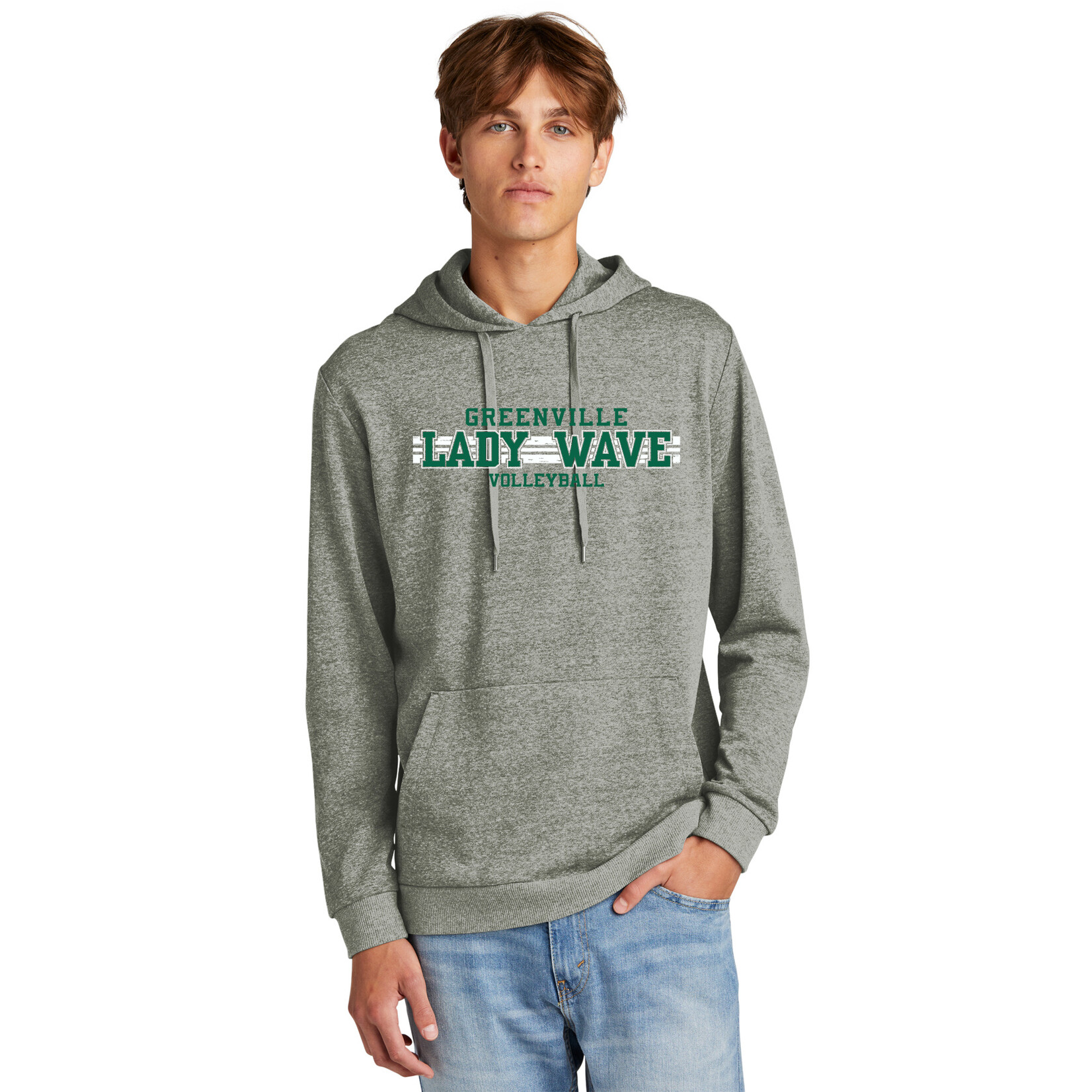 GREENVILLE VOLLEYBALL - Triblend Fleece Hoodie DT1300