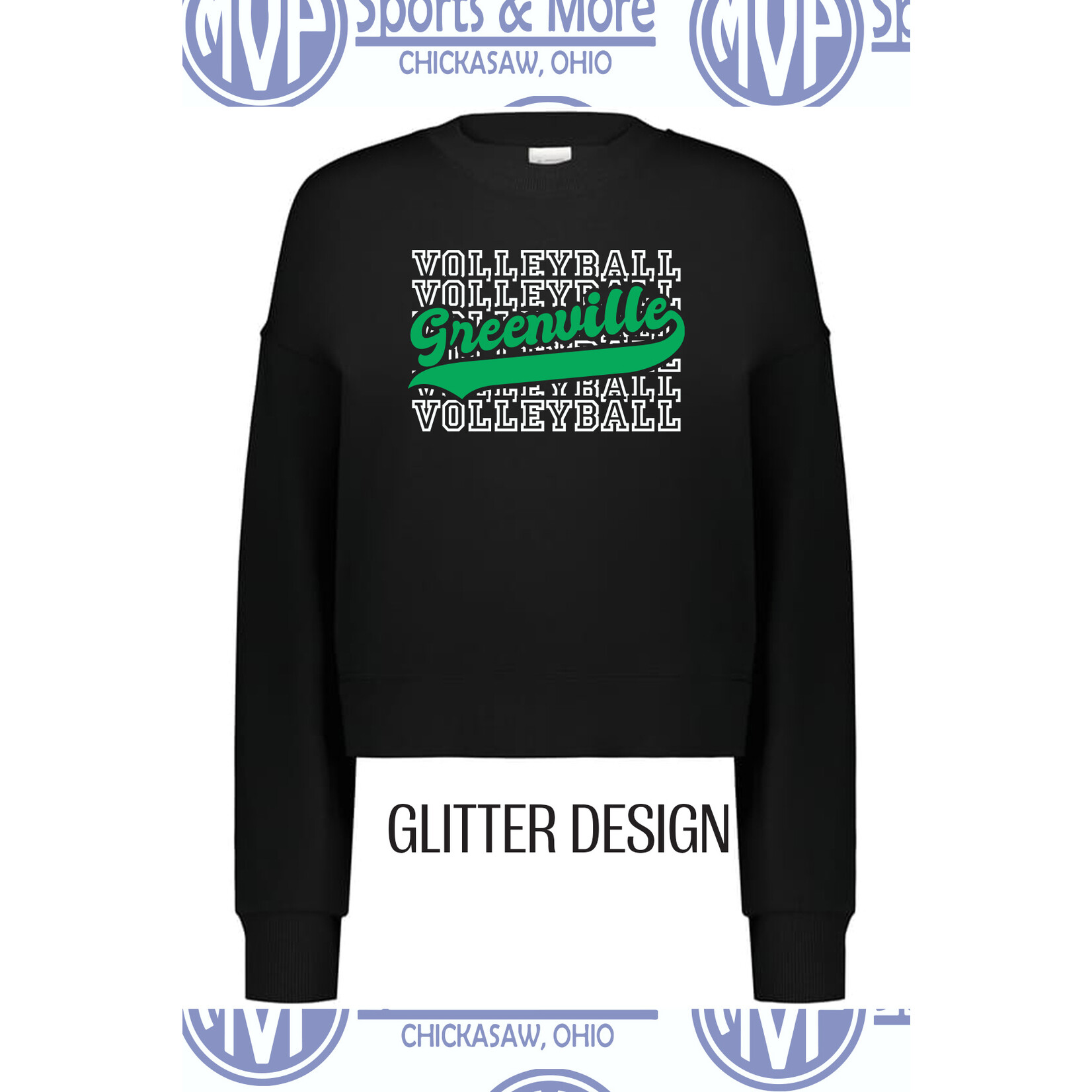 GREENVILLE VOLLEYBALL - LADIES Slouchy Crewneck 5424