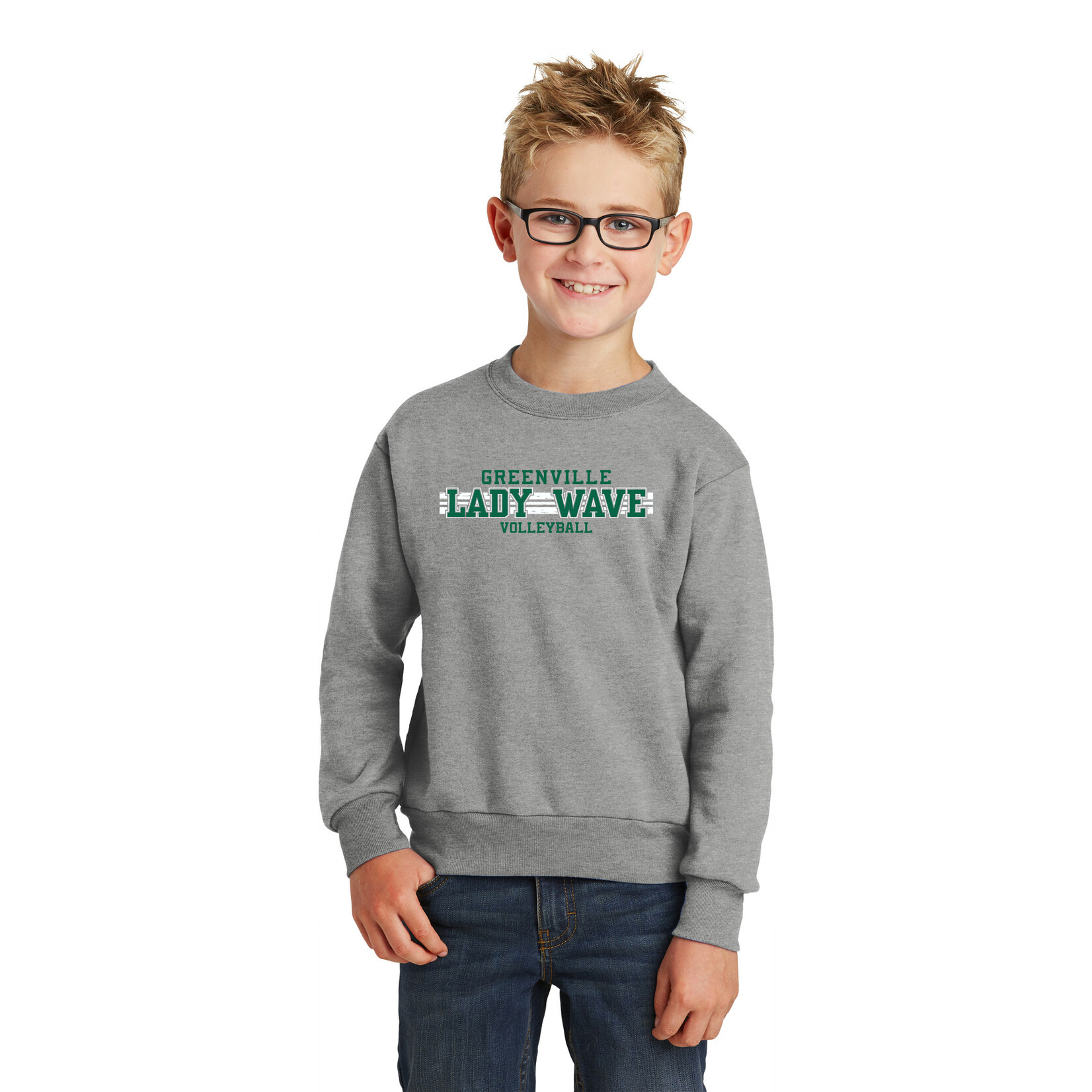 GREENVILLE VOLLEYBALL - YOUTH Fleece Crewneck PC90Y