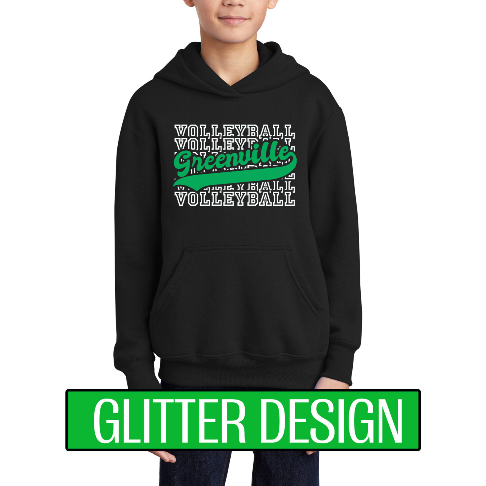 GREENVILLE VOLLEYBALL - YOUTH Fleece Hoodie  PC90YH