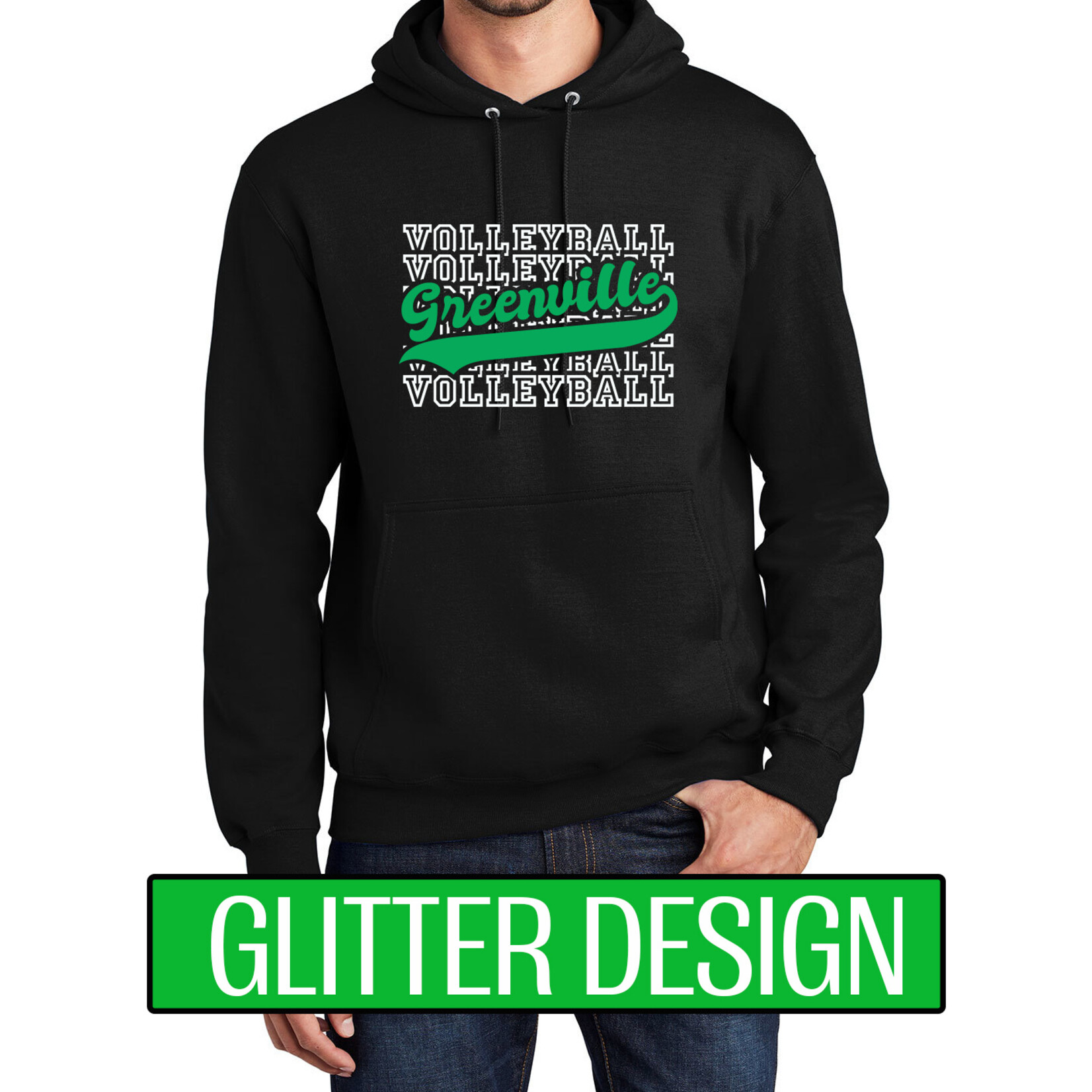 GREENVILLE VOLLEYBALL - Fleece Hoodie PC90H