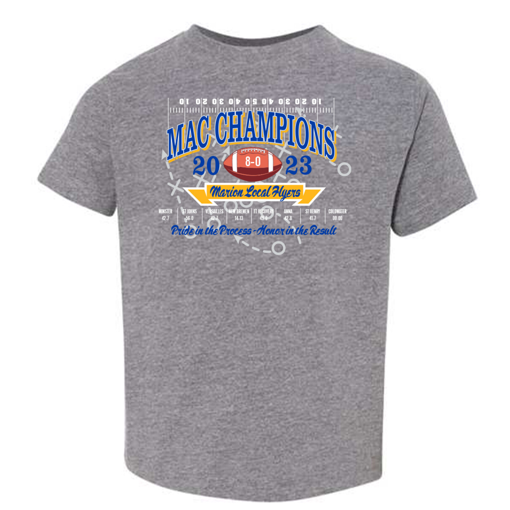 ML FOOTBALL 2023 MAC CHAMPS TODDLER T-SHIRT