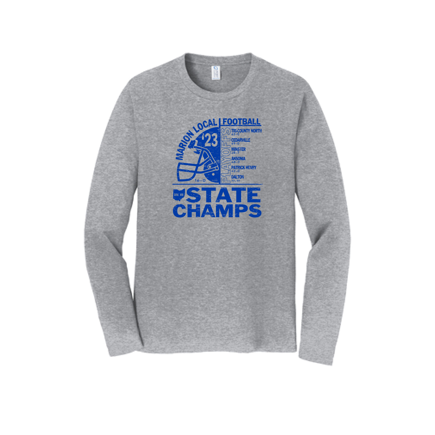 LONG SLEEVE SHIRT_ 2023 STATE FOOTBALL