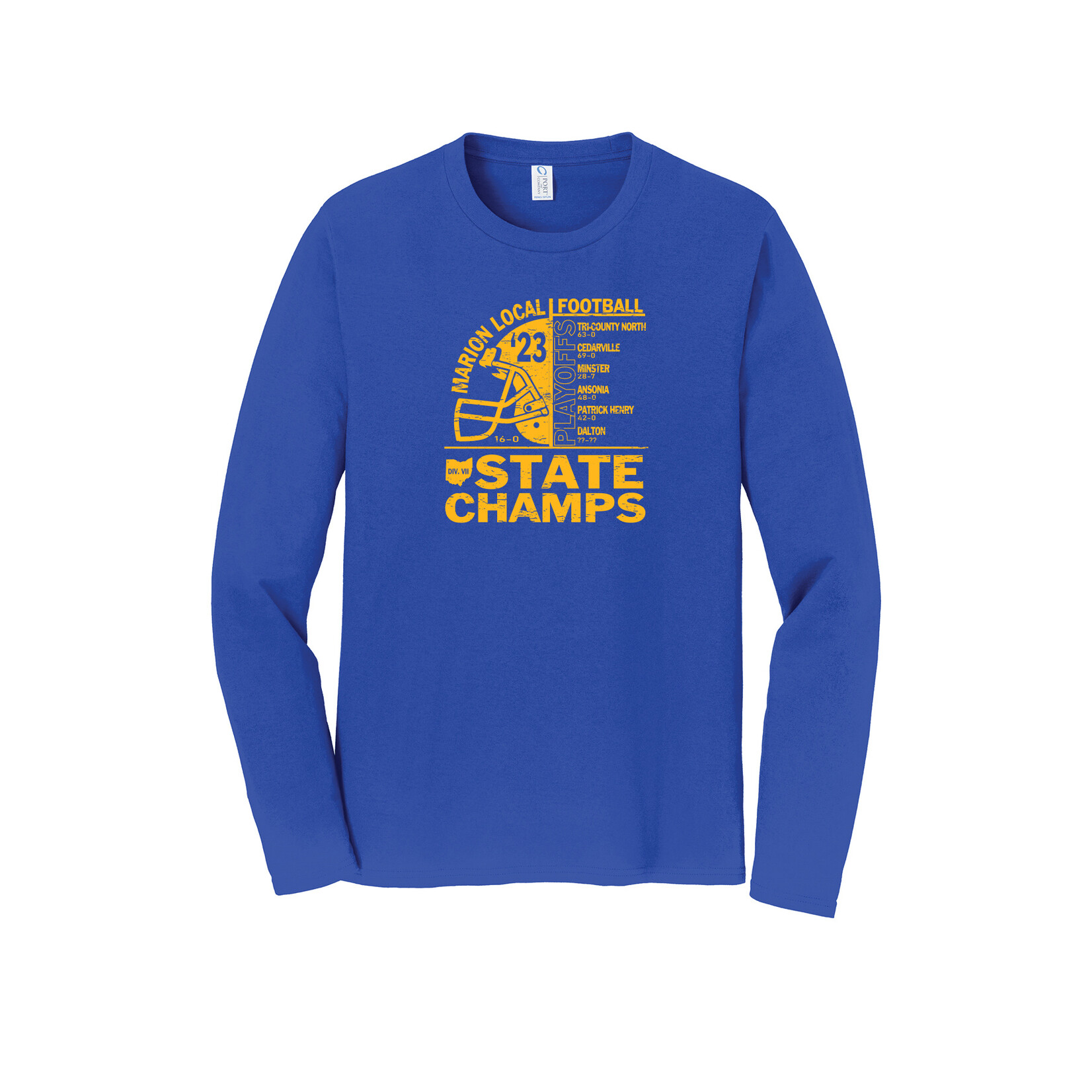 LONG SLEEVE SHIRT_ 2023 STATE FOOTBALL