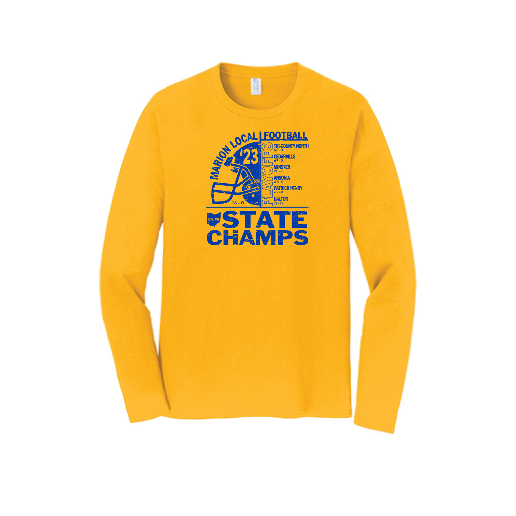 LONG SLEEVE SHIRT_ 2023 STATE FOOTBALL