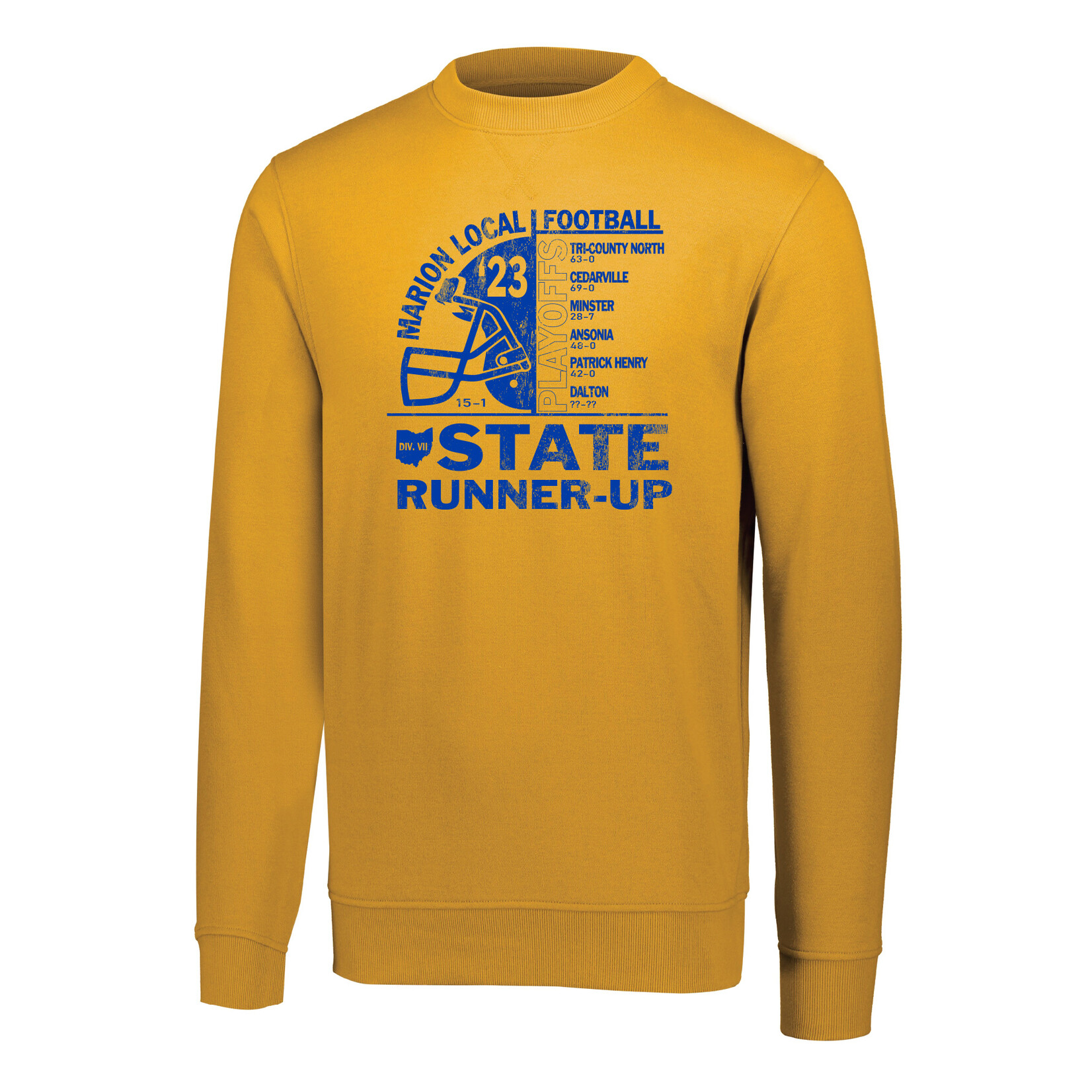 CRENECK SWEATSHIRT_ 2023 STATE RUNNER-UP FOOTBALL