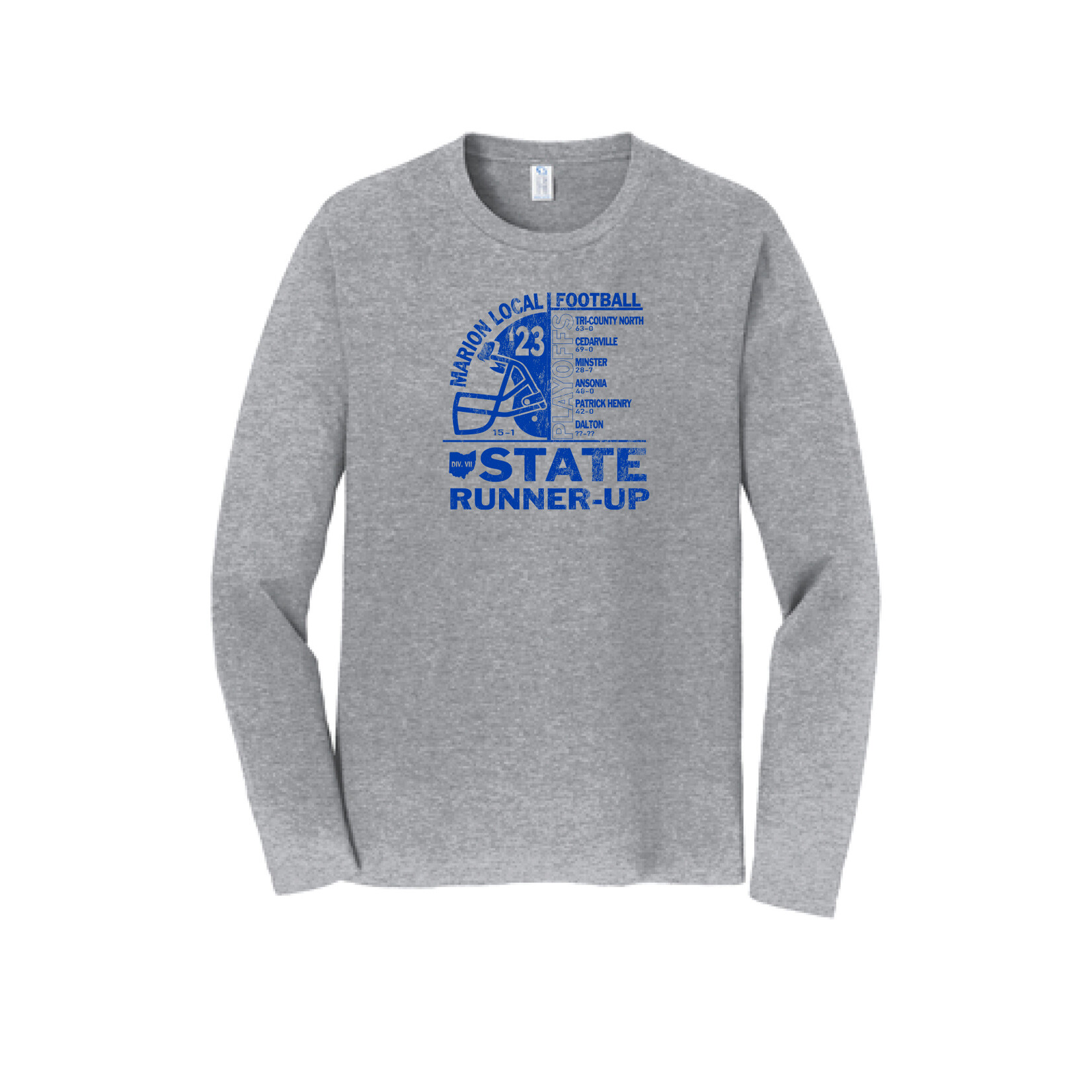 LONG SLEEVE SHIRT_ 2023 STATE RUNNER-UP FOOTBALL