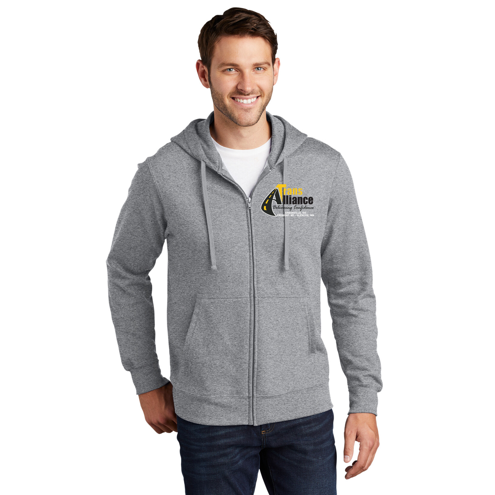 Trans Alliance _Full Zip Hooded Sweatshirt PC850ZH
