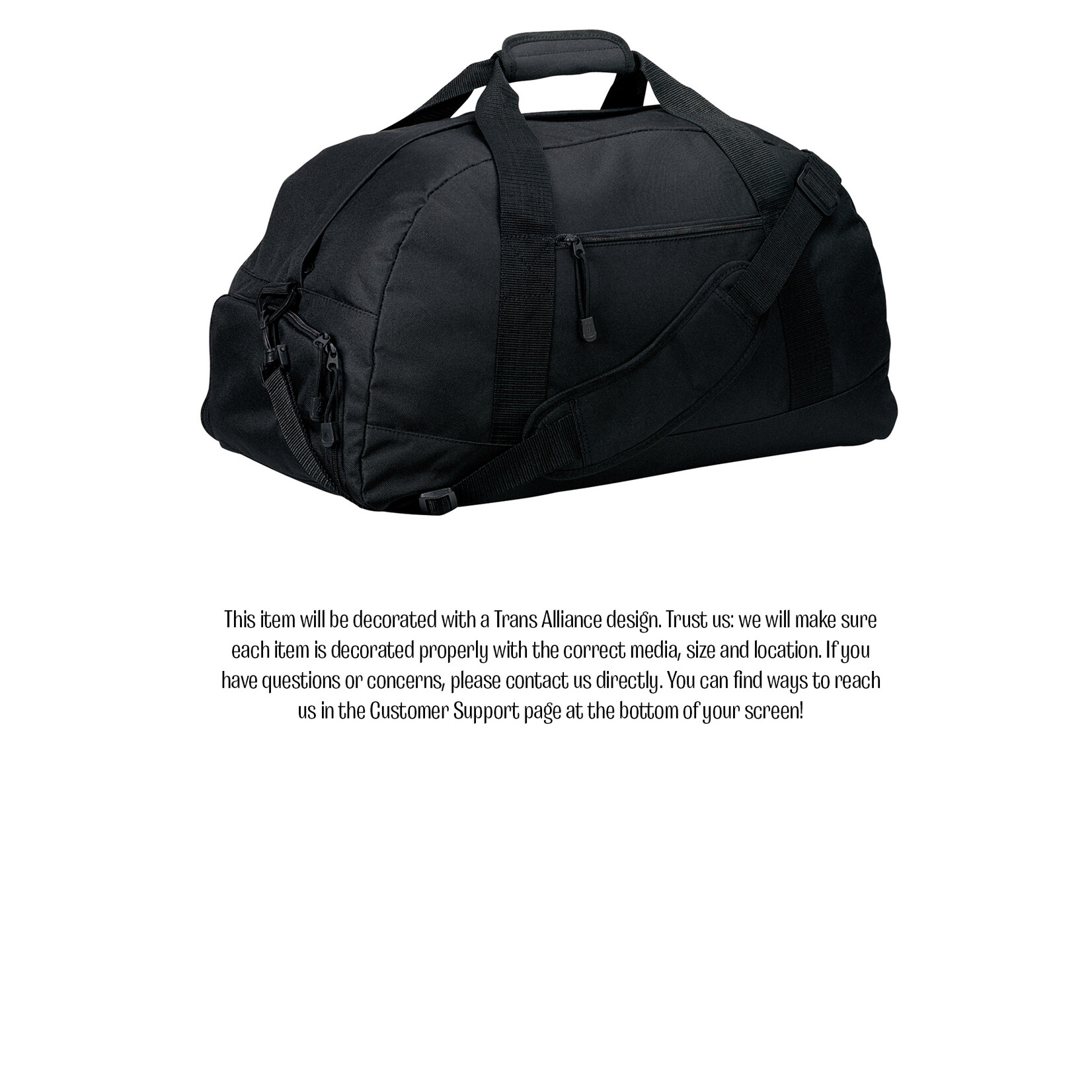 Trans Alliance _Basic Large Duffel Bag BG980