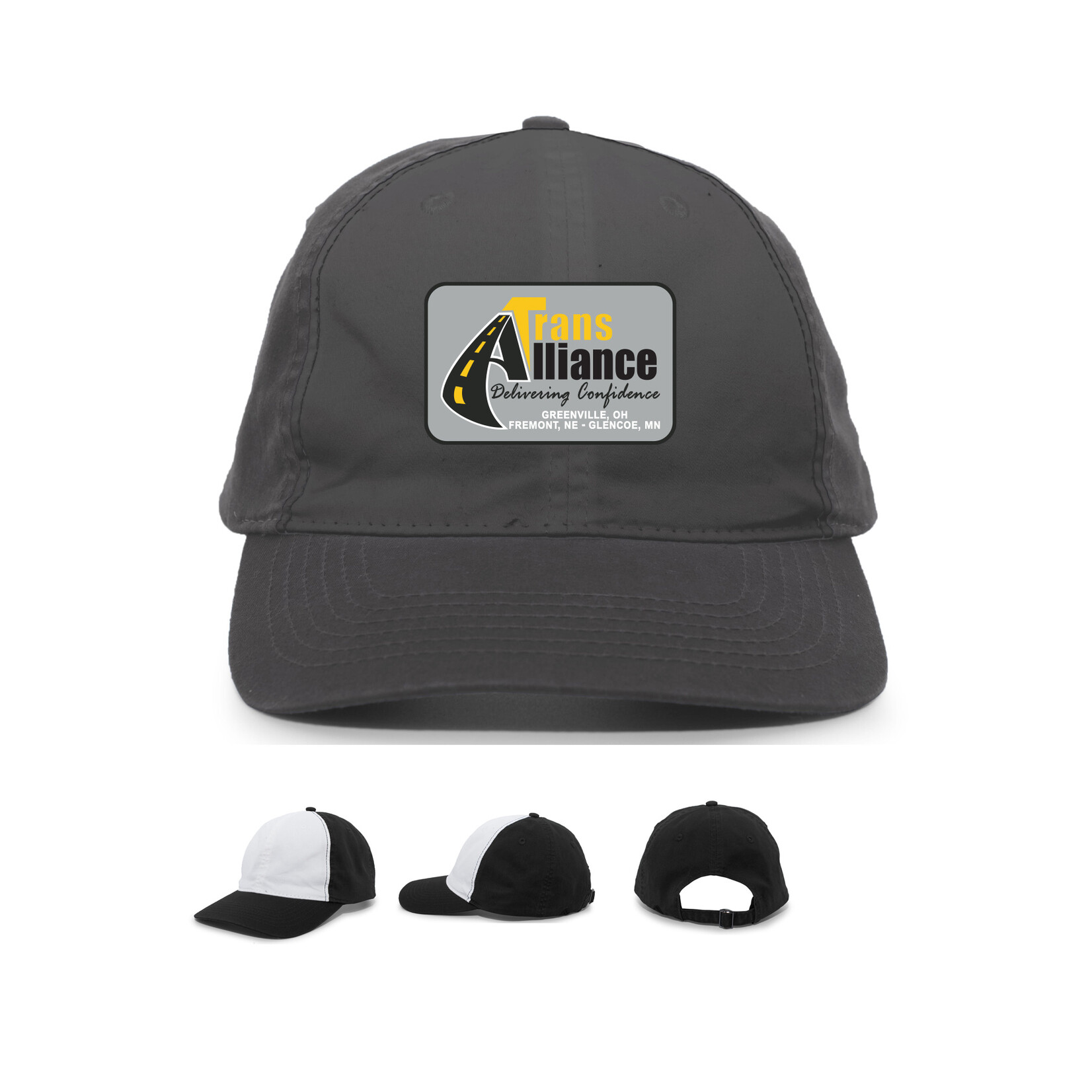 Trans Alliance _Vintage Buckle Strap Trucker Snapback V57