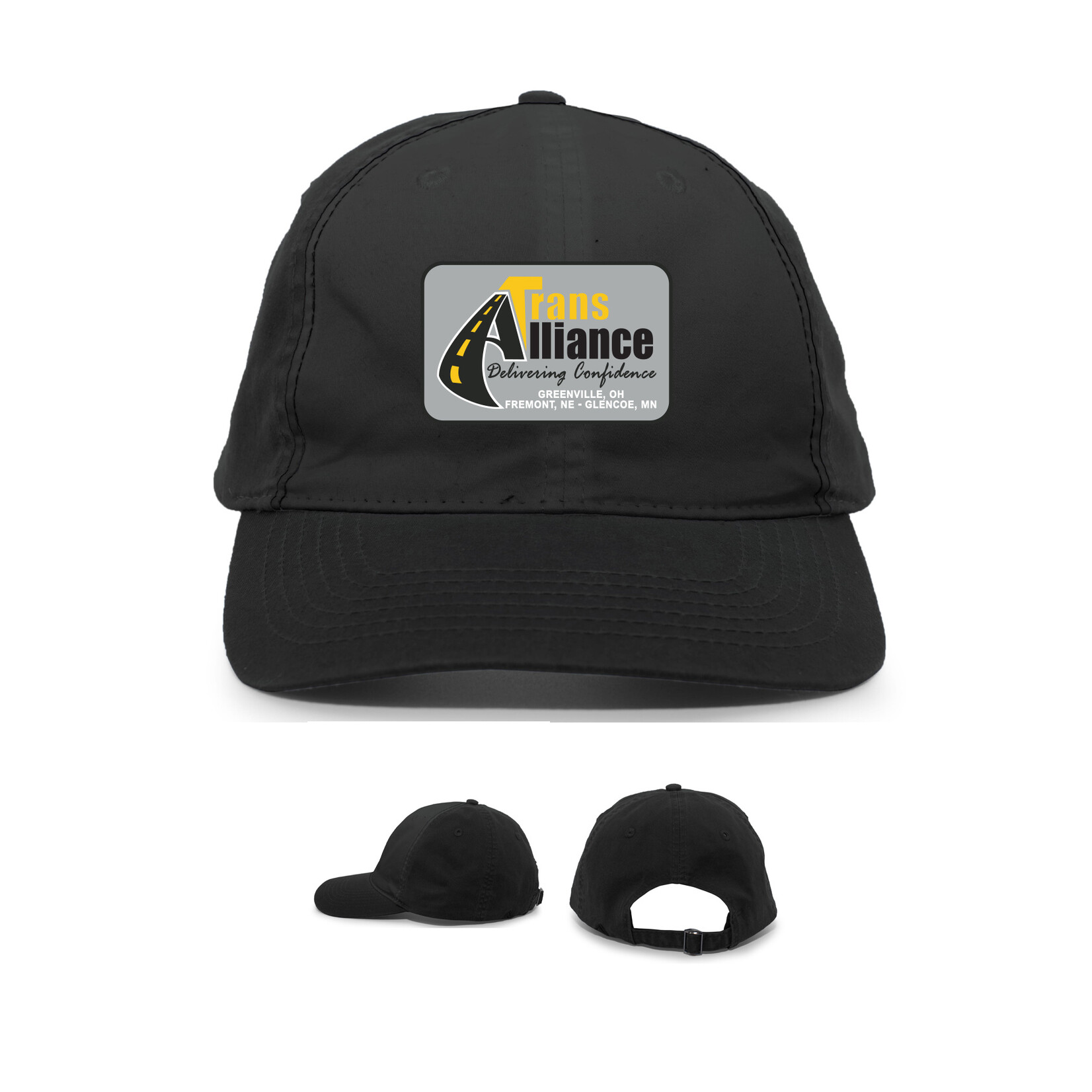 Trans Alliance _Vintage Buckle Strap Trucker Snapback V57