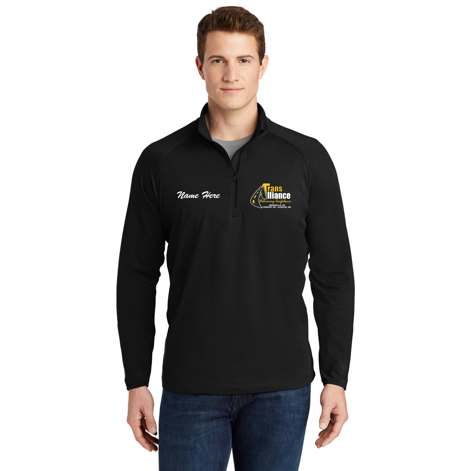 Trans Alliance _Sport Wick Stretch 1/4 Zip ST850