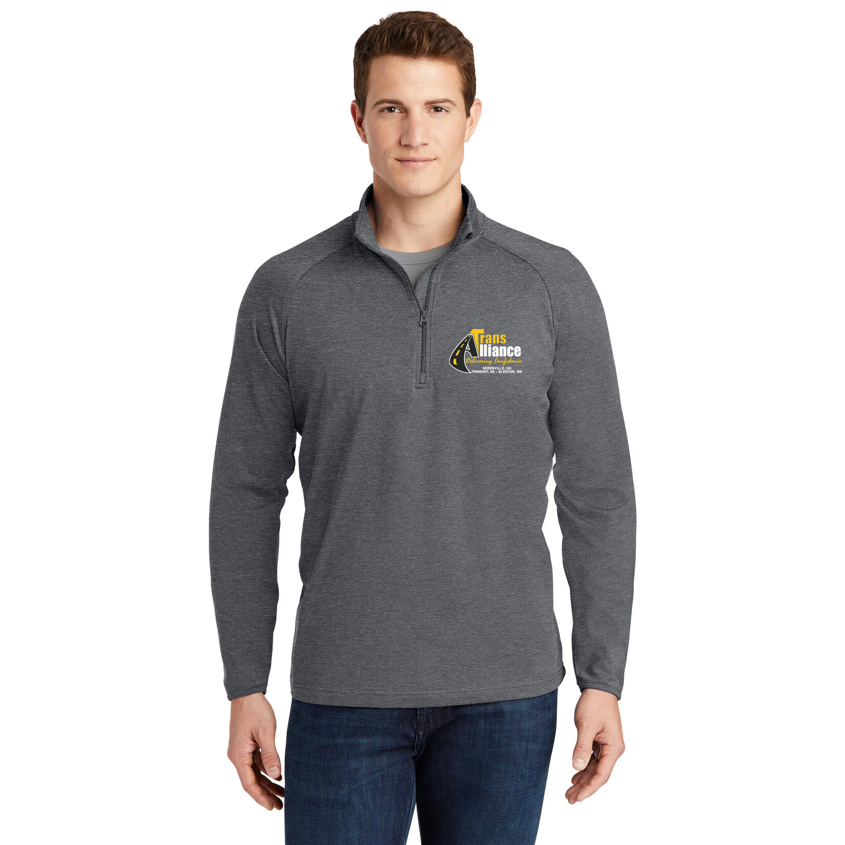 Trans Alliance _Sport Wick Stretch 1/4 Zip ST850