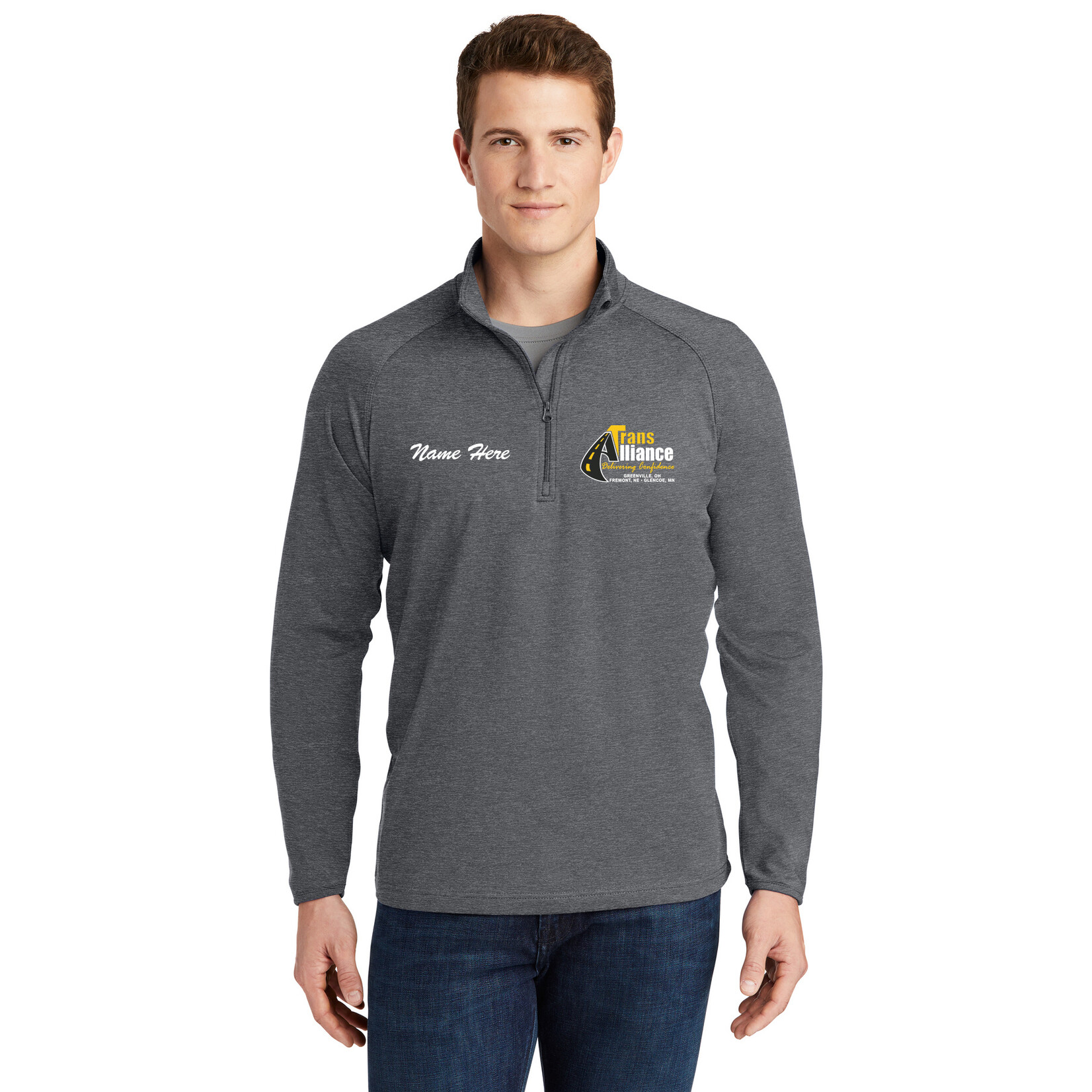 Trans Alliance _Sport Wick Stretch 1/4 Zip ST850