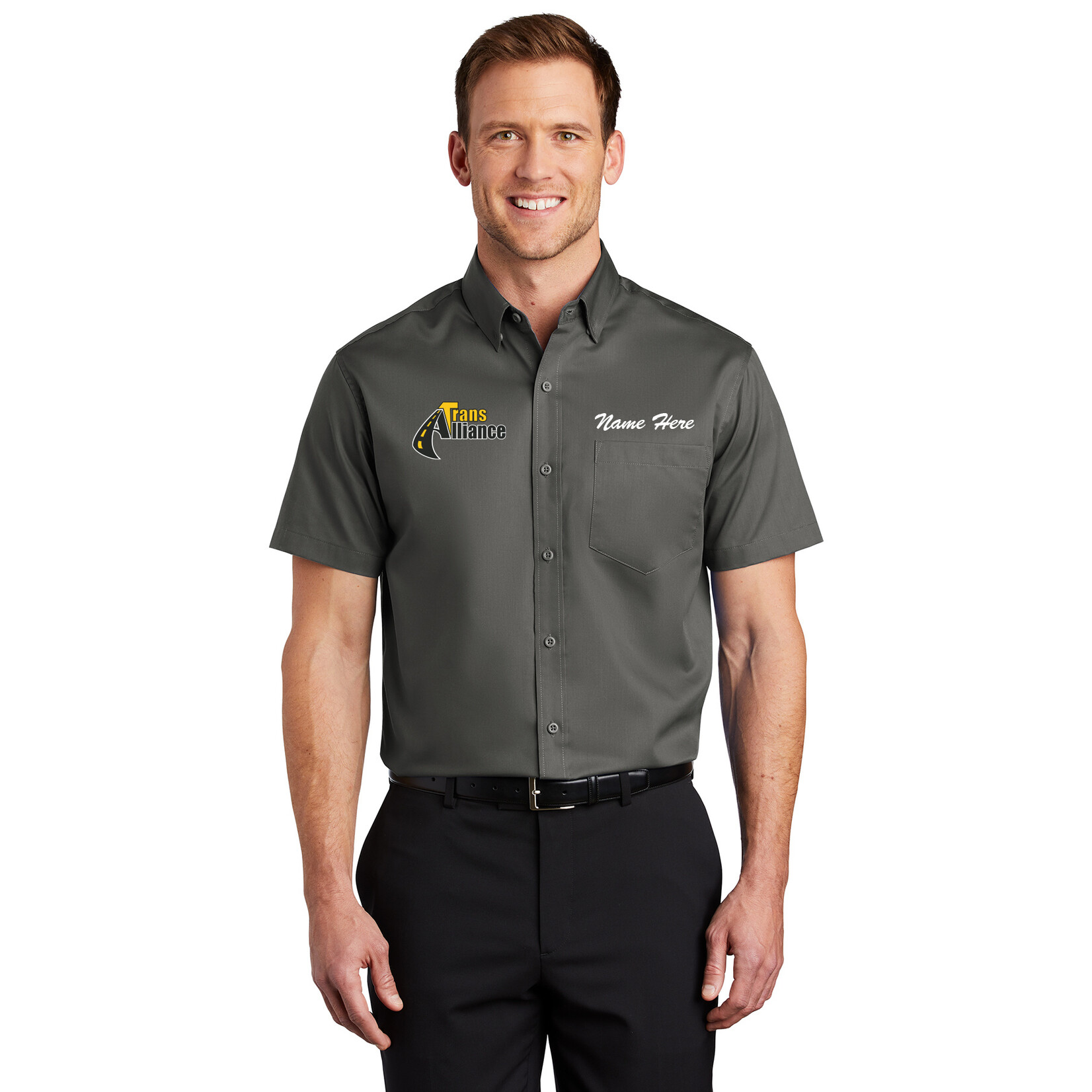 Trans Alliance_Short Sleeve Button Down