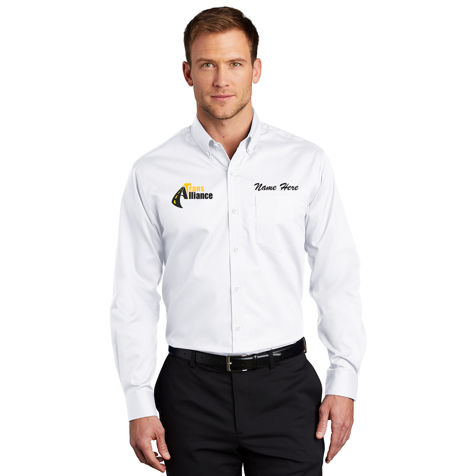 Trans Alliance _TALL SuperPro Twill Long Sleeve Button Up TS66