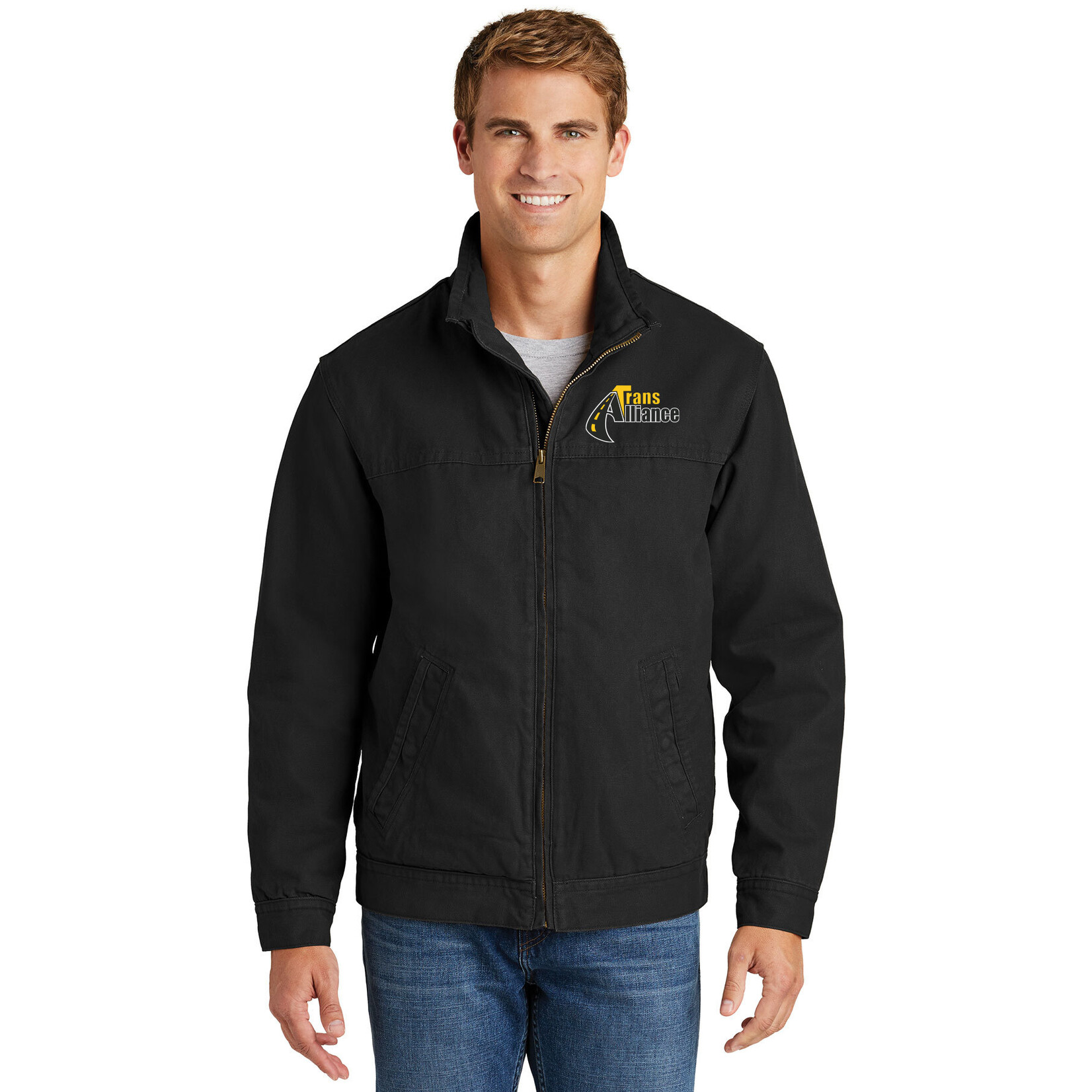 Trans Alliance _Duck Cloth Flannel Lined Work Coat CSJ40