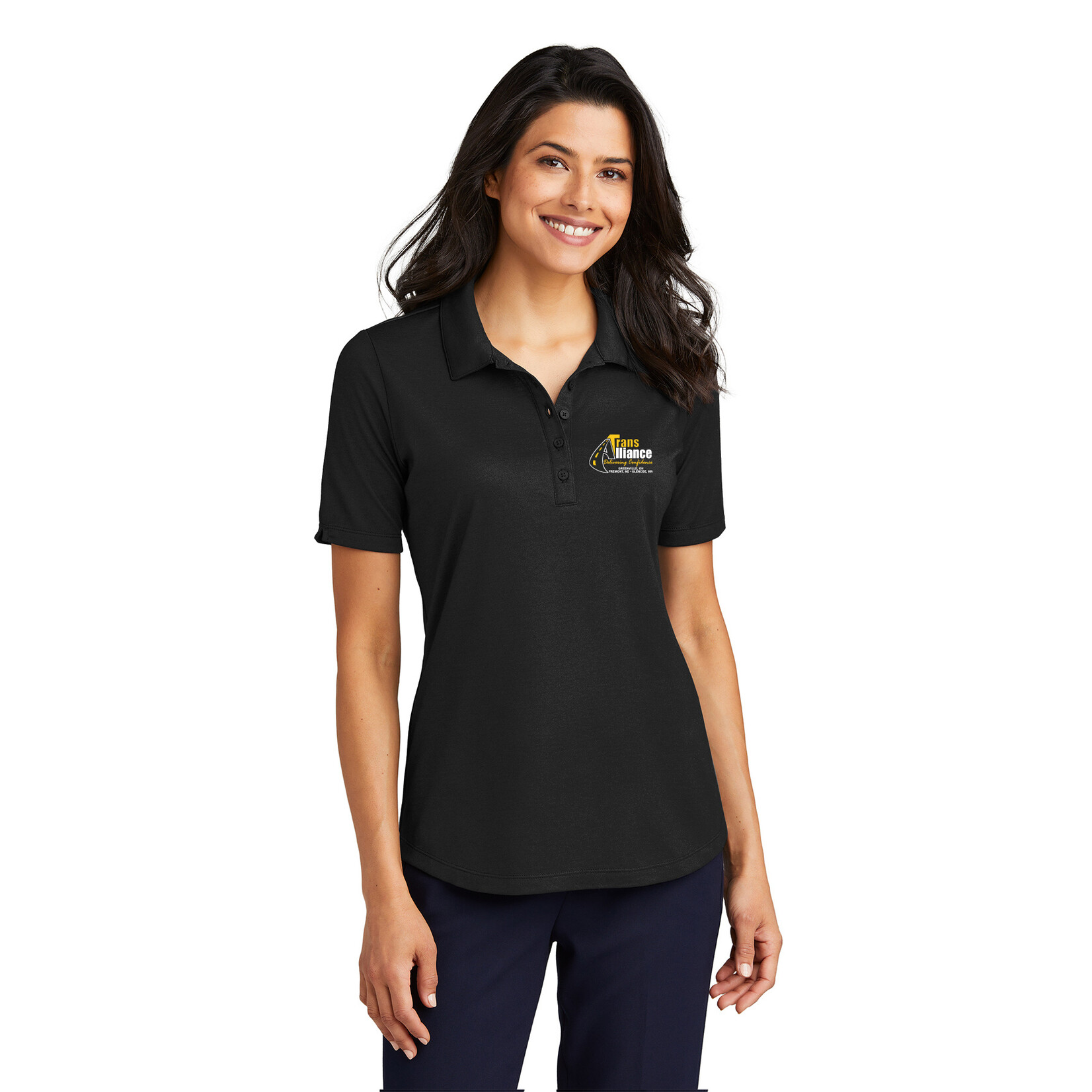 Trans Alliance_LADIES Fine Pique Polo LK830