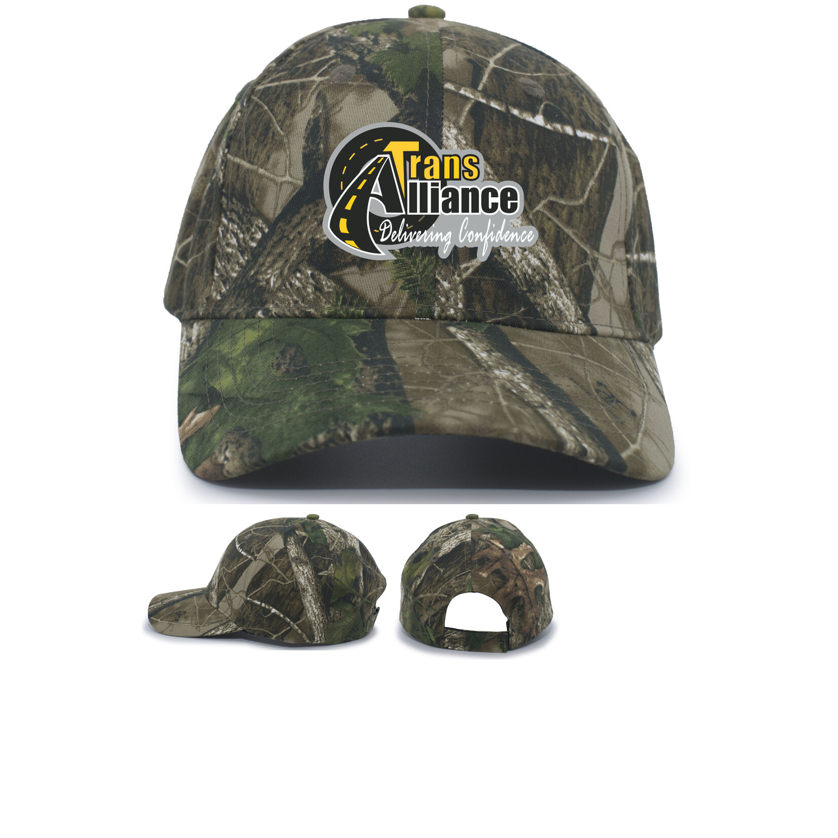 Trans Alliance _ STRUCTURED CAMO HOOK-AND-LOOP ADJUSTABLE CAP 690C