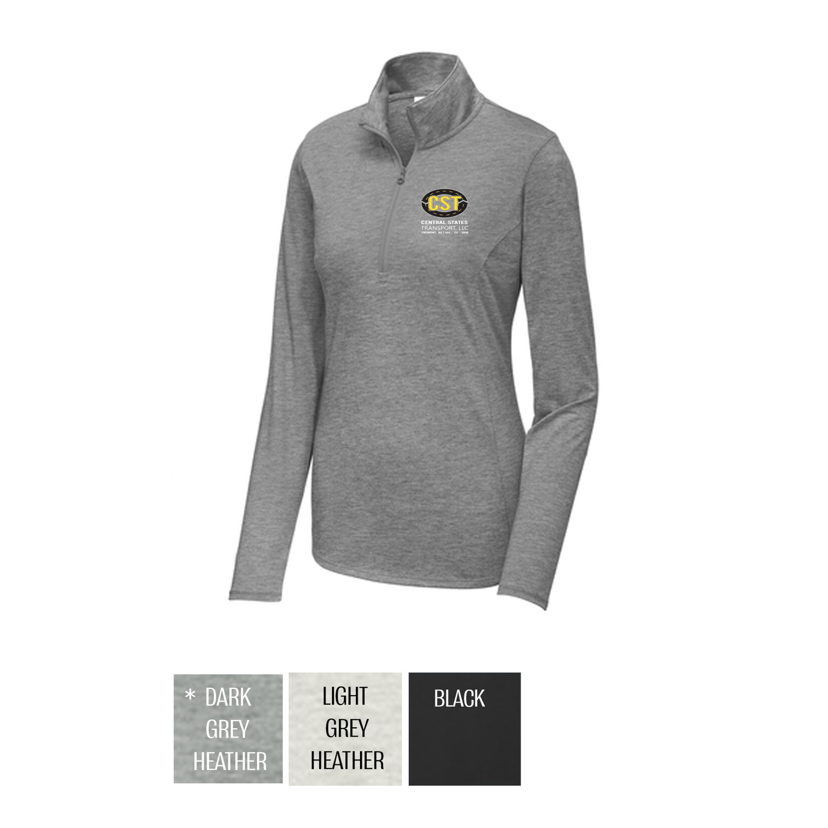 CTS _ LADIES TriBlend Wicking 1/4 Zip