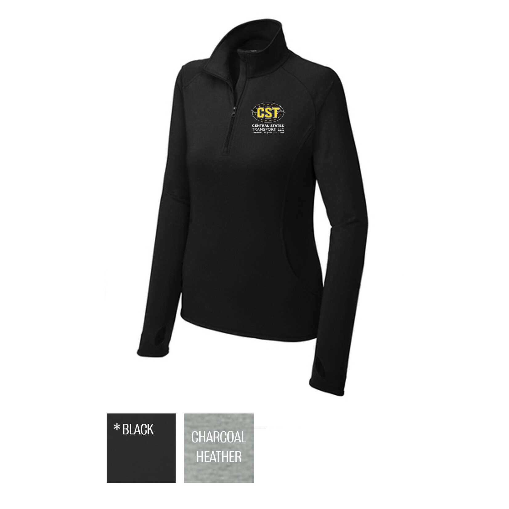 CTS _ LADIES Sport Wick Stretch 1/4 Zip