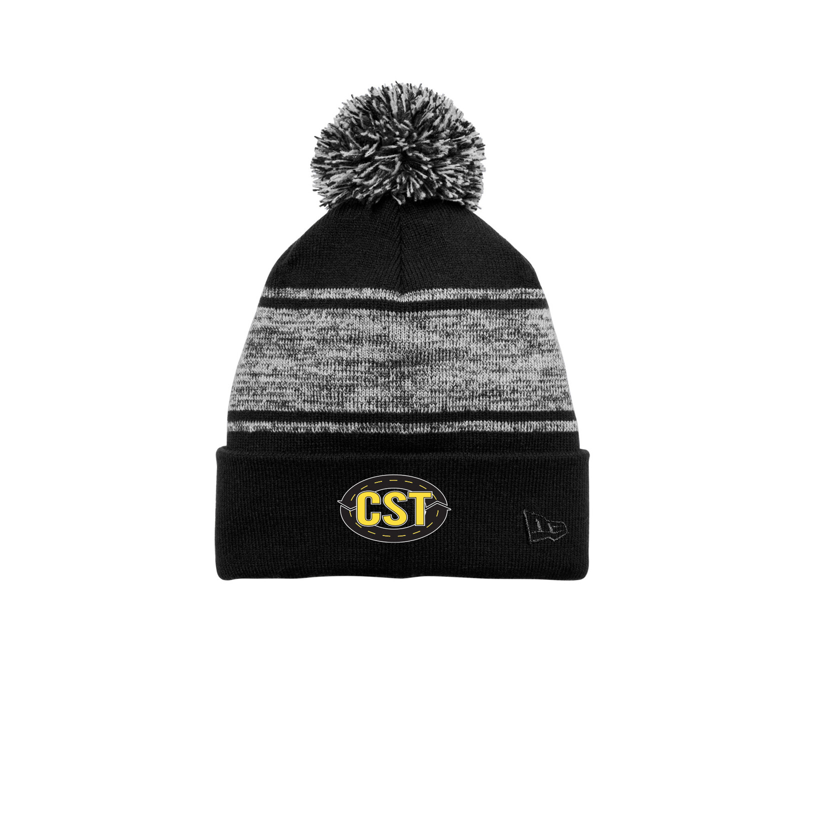 CTS _ Chilled Pom Beanie Black/Graphite NE909