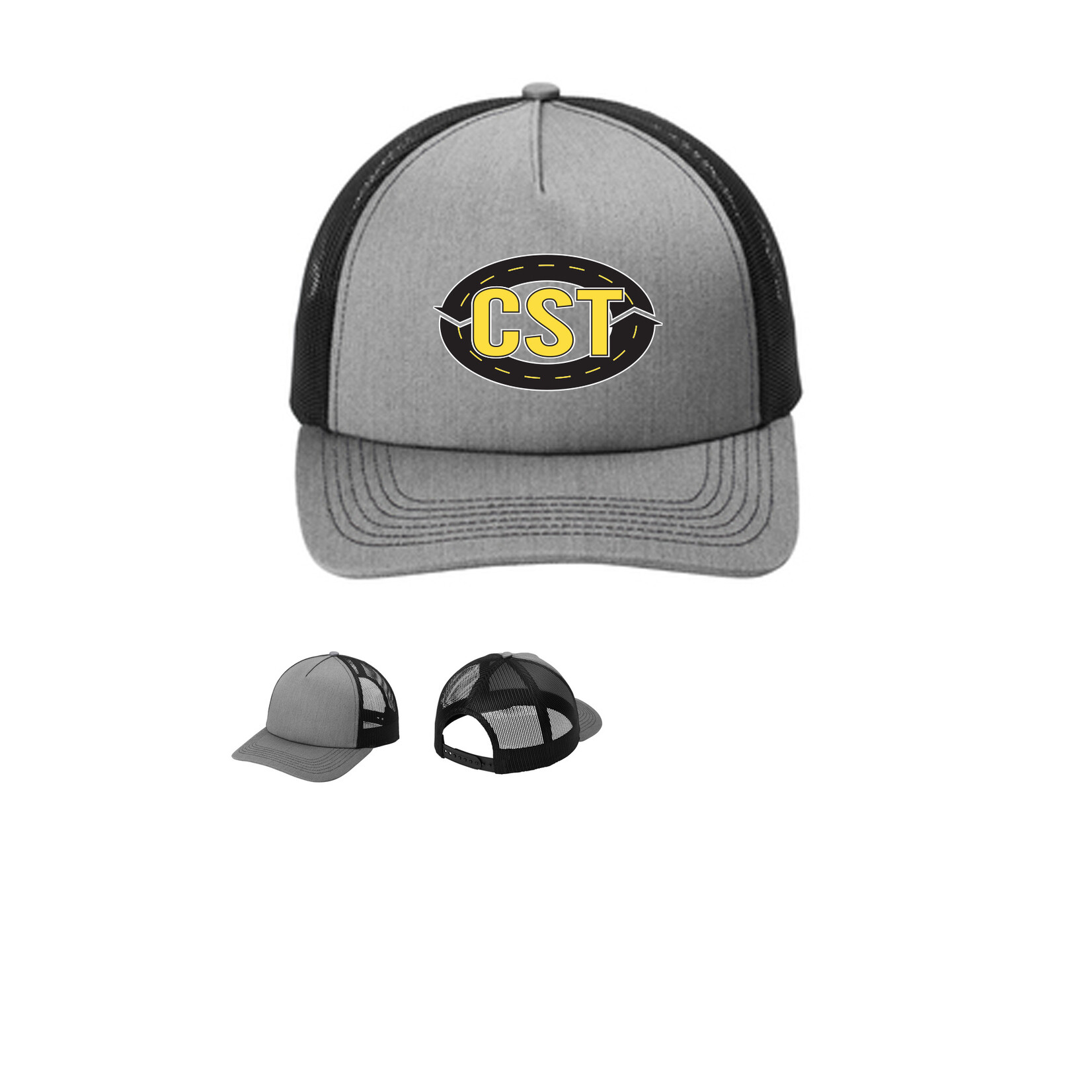 CTS _Port Authority® Low-Profile Snapback 5-Panel Trucker Cap C115LP