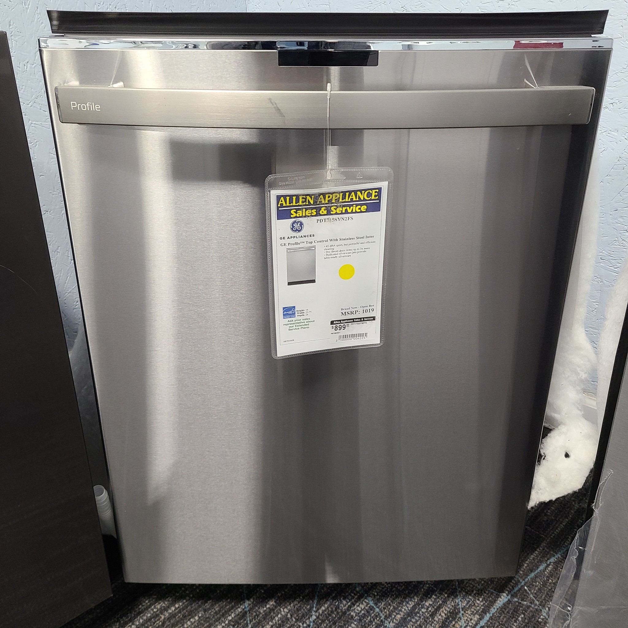 GE Profile Top Control With Stainless Steel Dishwasher PDT715SYN2FS