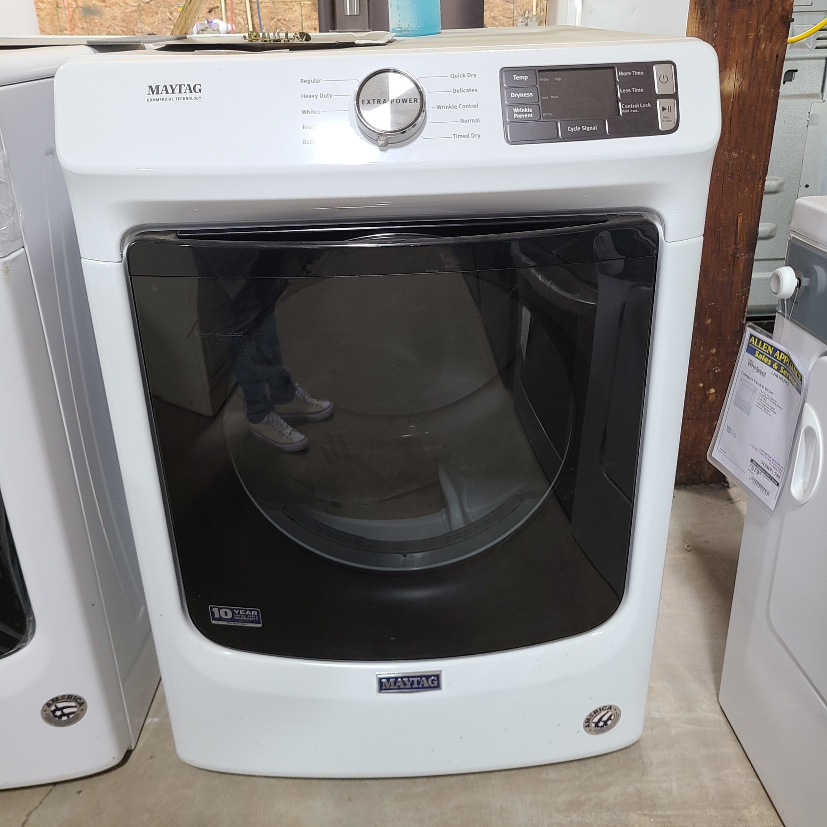 MAYTAG Maytag 7.3 Cu. Ft.  Front Load Stackable Electric Dryer MED5630HW - MX2620972; NO CREDIT NEEDED FINANCE OPTIONS!!!