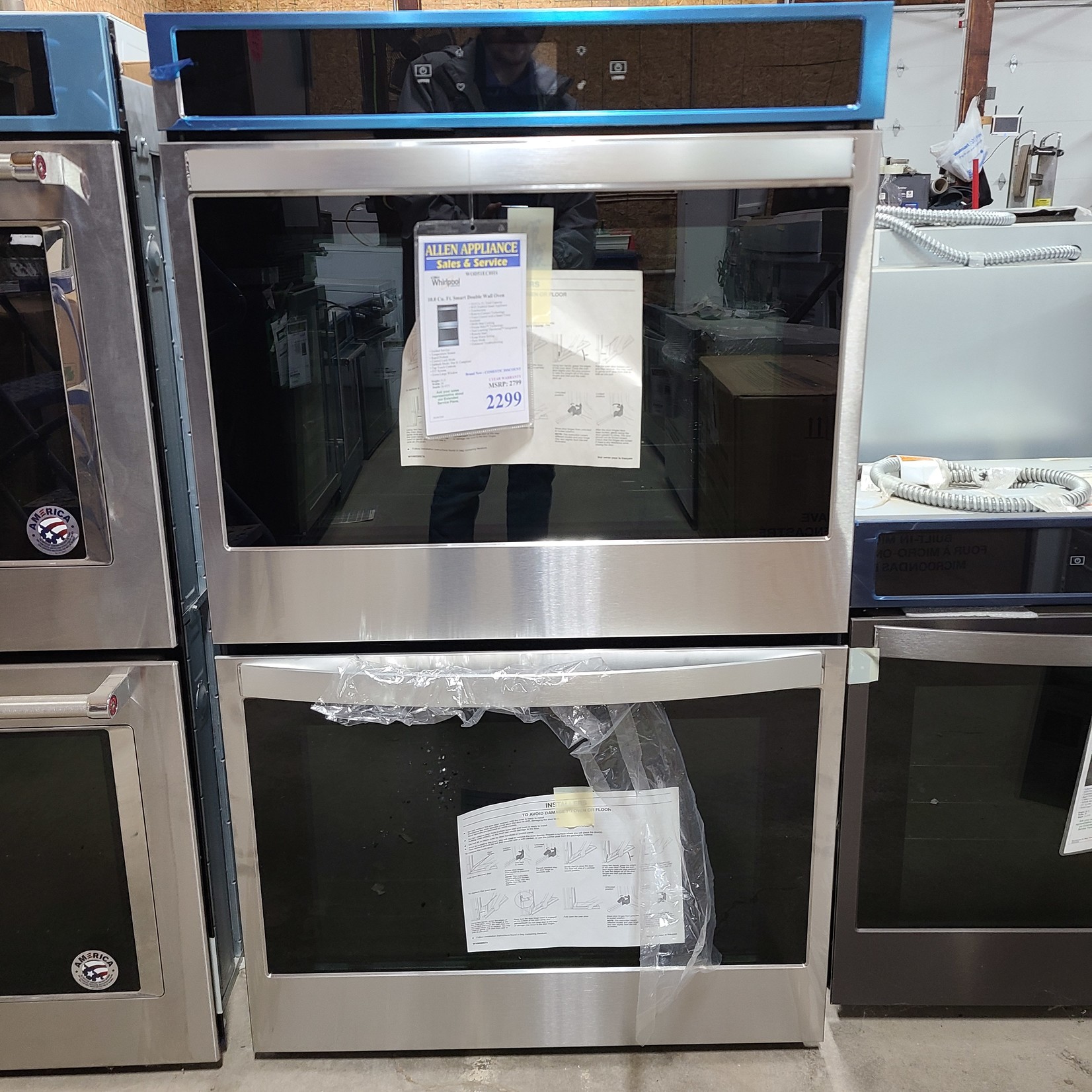 Whirlpool Whirlpool 10.0 Cu. Ft. Smart Double Wall Oven WOD51EC0HS - DA2812263