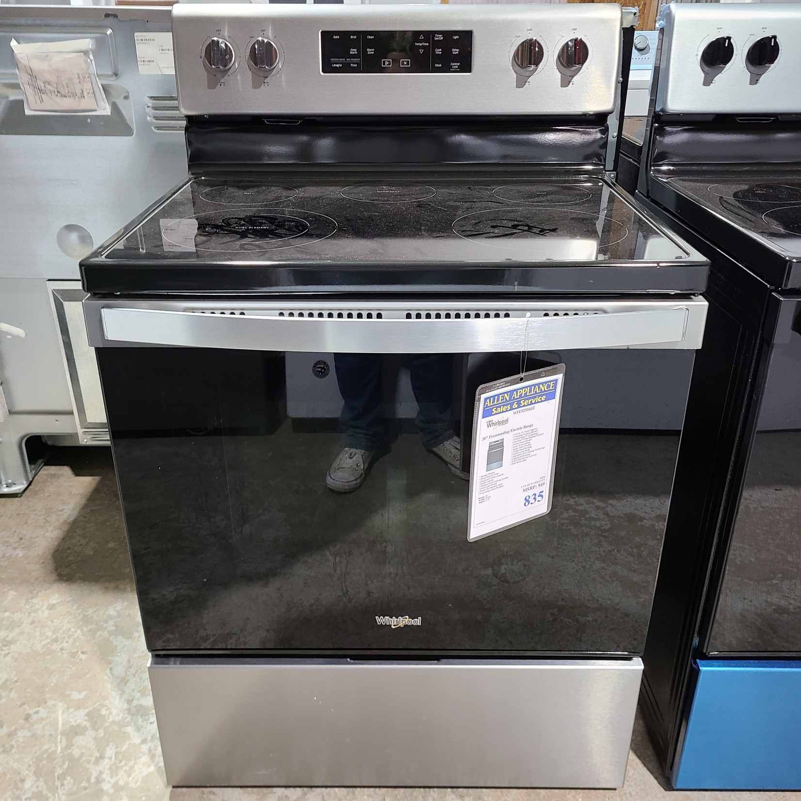 whirlpool electric range burner elements