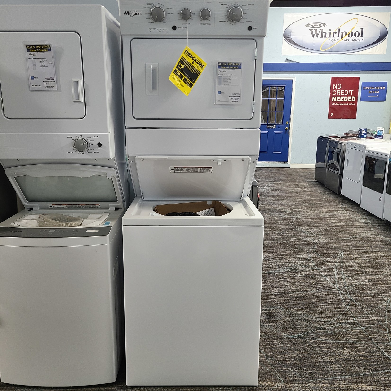 Whirlpool Whirlpool Electric Stacked Laundry Center WET4027HW - MA3135716