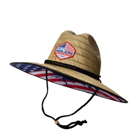FLAG STRAW HAT - Salty Hooligan