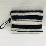 Ten Thousand Villages Striped Wristlet Clutch