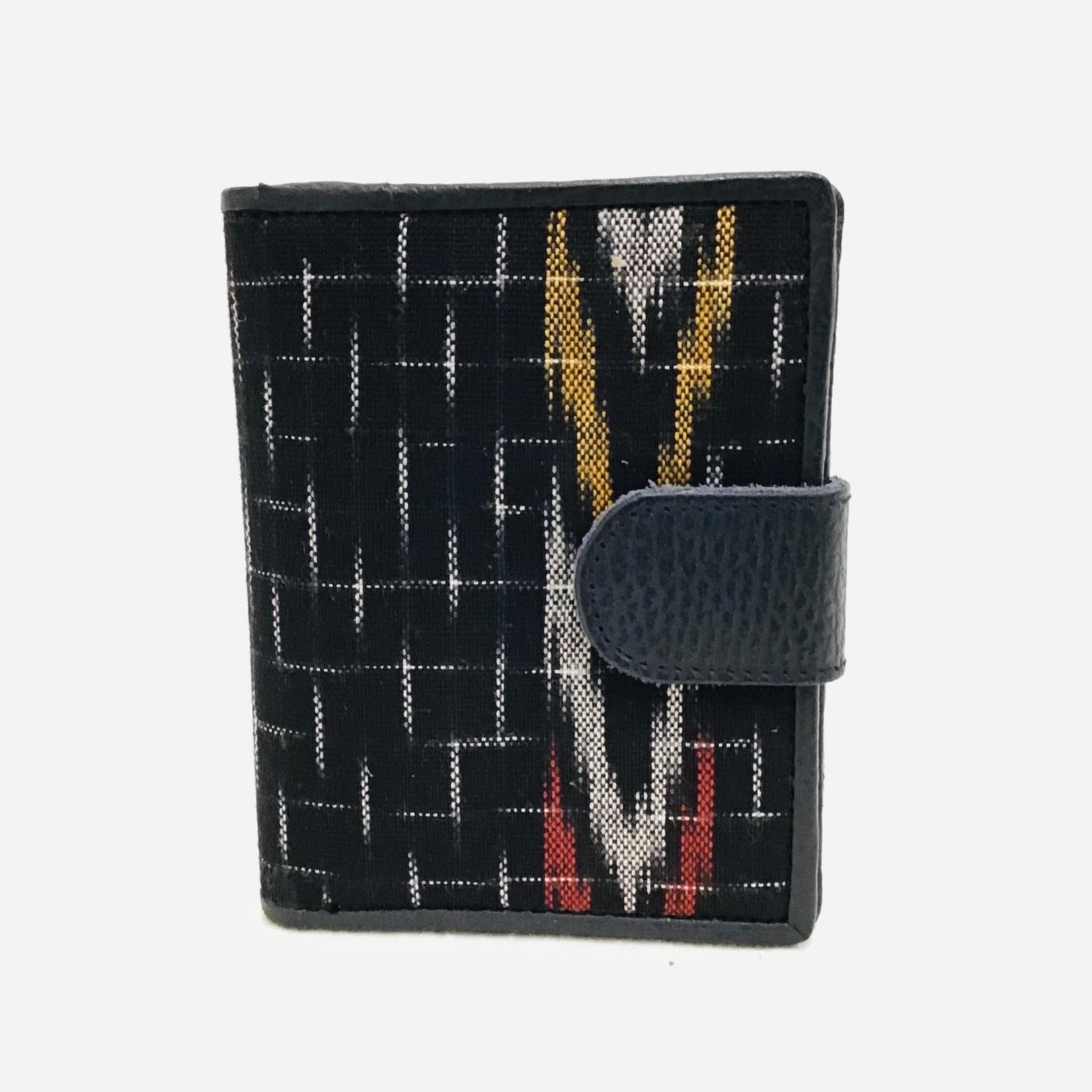 Craft Resource Centre Ikat design leather wallet
