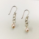 Ten Thousand Villages Pink Pearl Drop Earrings