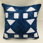 Ten Thousand Villages Indigo Surge Cushion