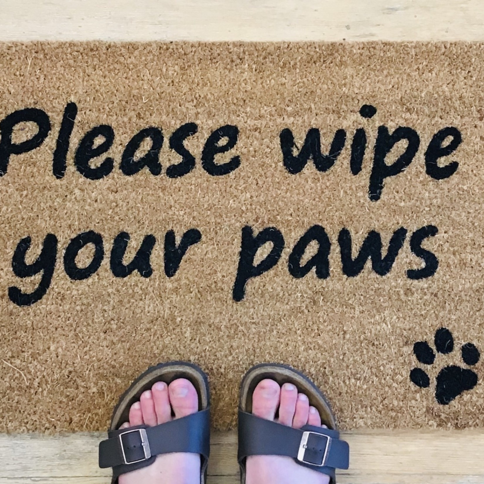 Wipe Your Paws Please Doormat