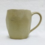 Taupe Octogon Stoneware Mug