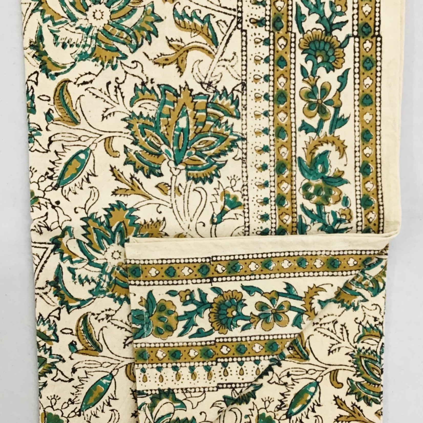 Ten Thousand Villages USA Greenery Table Runner, India