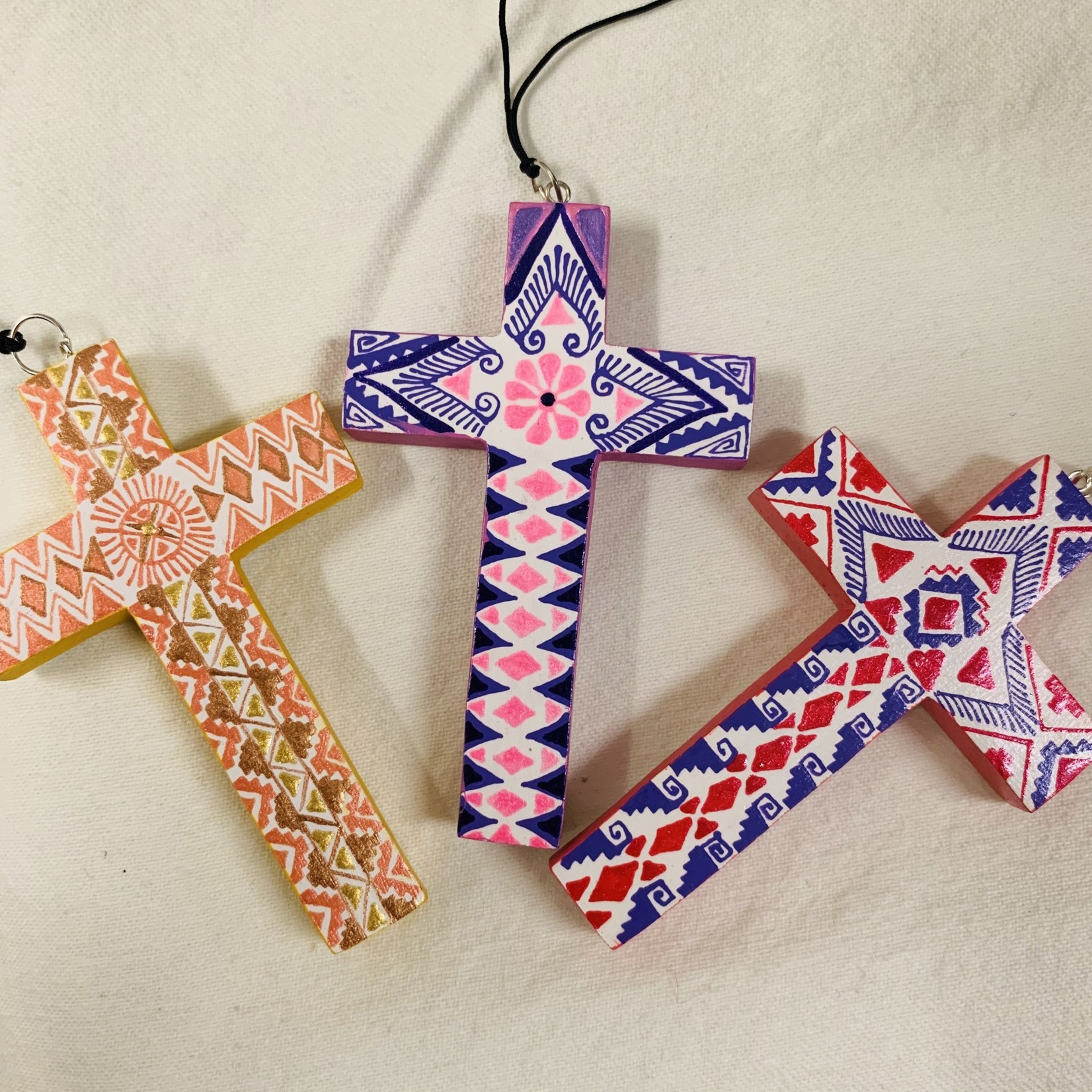 Colorful Crosses Ornaments, Mexico