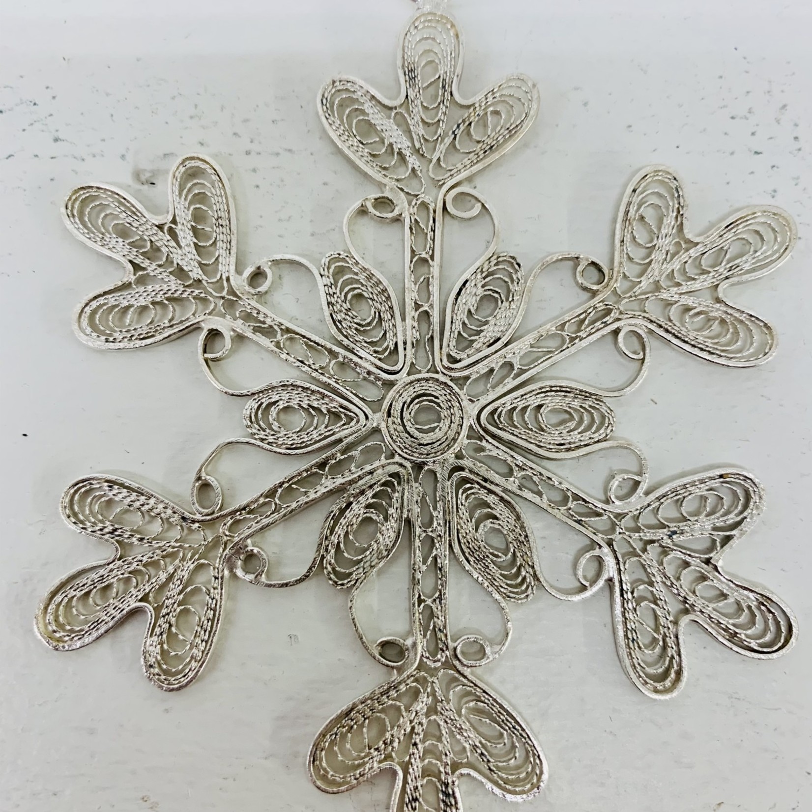 Filigree Snowflake Ornament, Indonesia