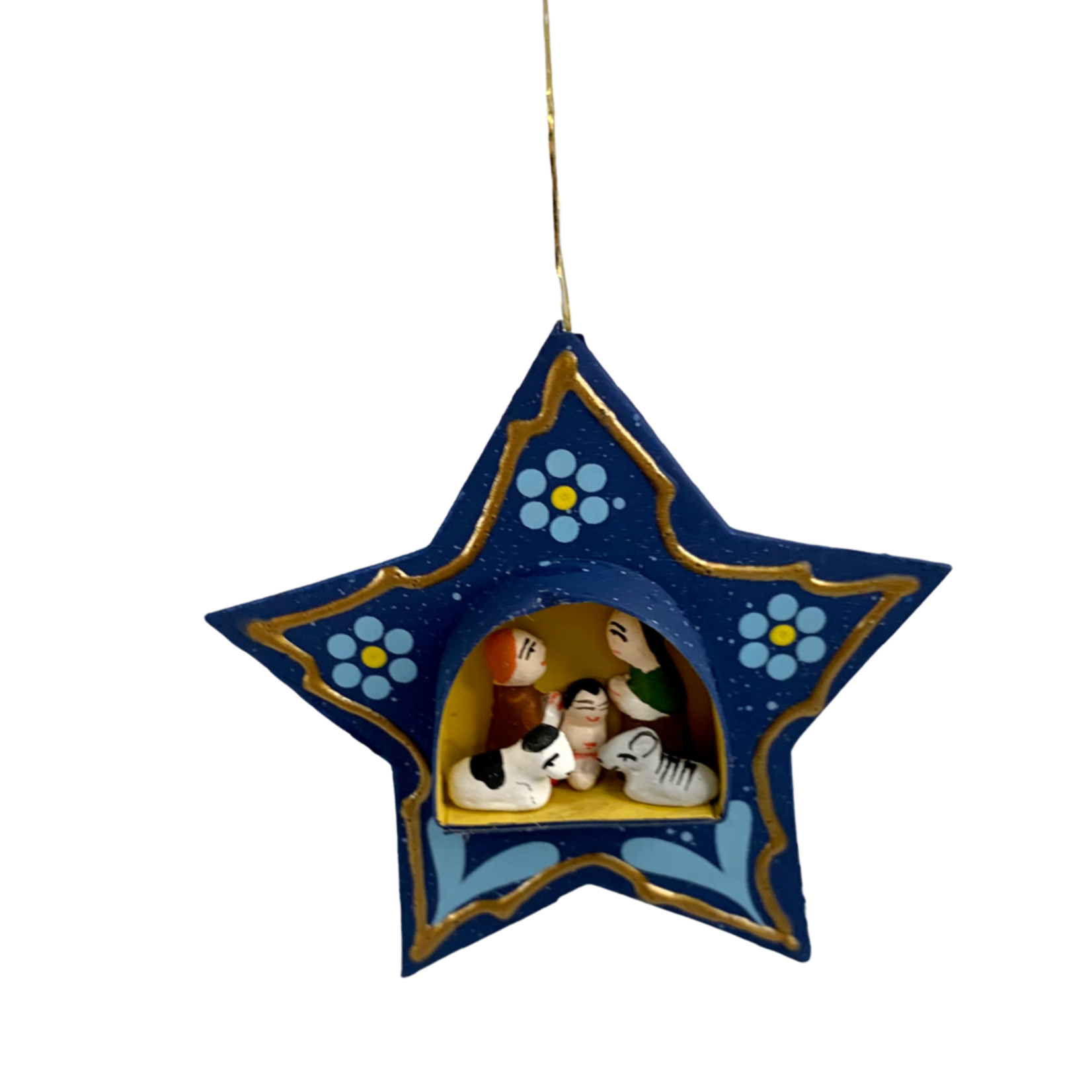 Tiny Retablo Star Ornament, Peru