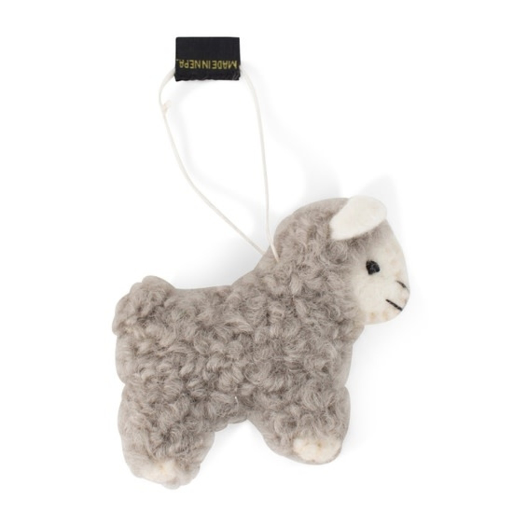 Ten Thousand Villages Fleece Navidad Sheep Ornament, Nepal