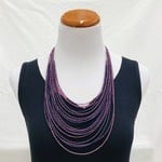 Purple Haze Bead Necklace
