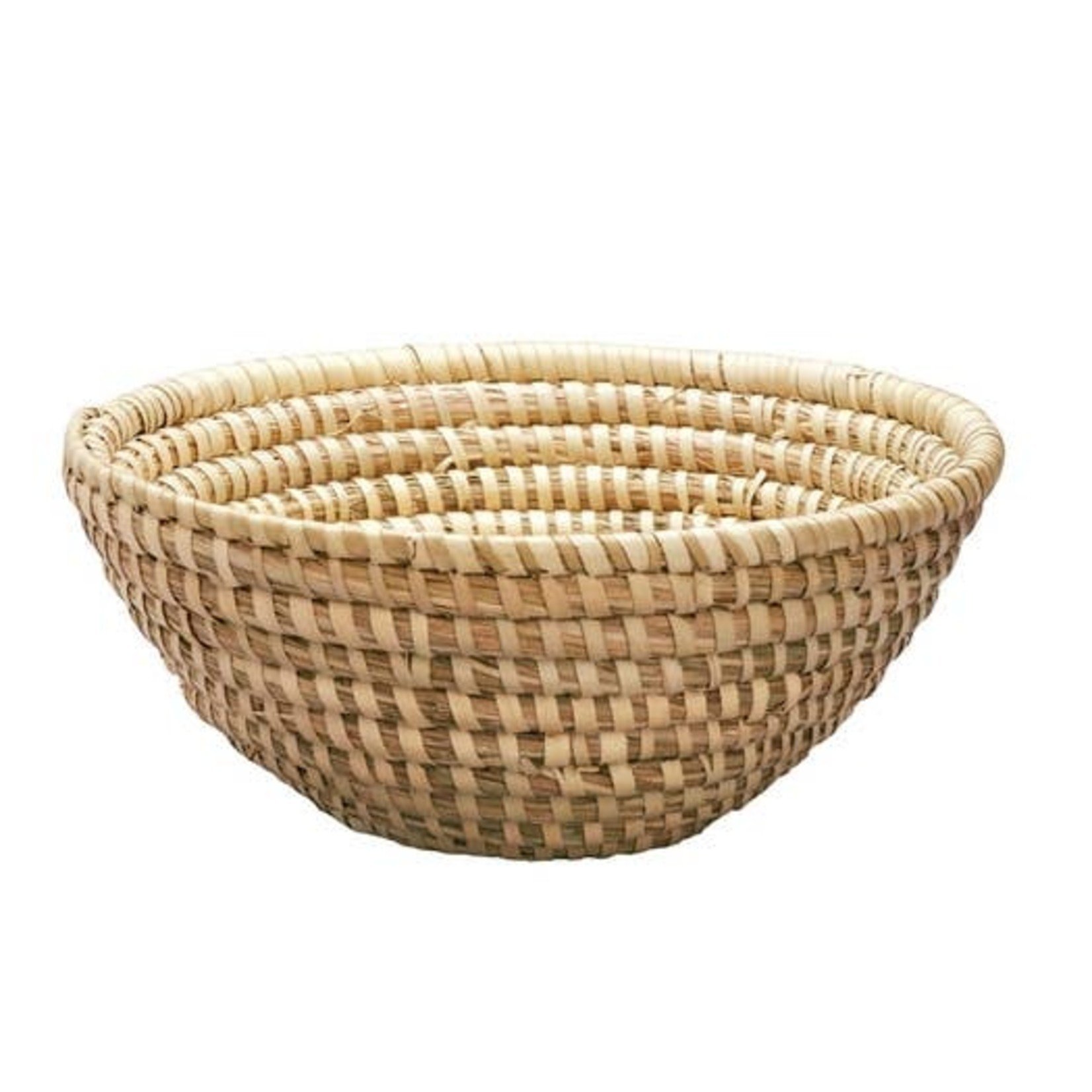 Ten Thousand Villages USA Kaisa Grass Basket Bowl Medium, Bangladesh